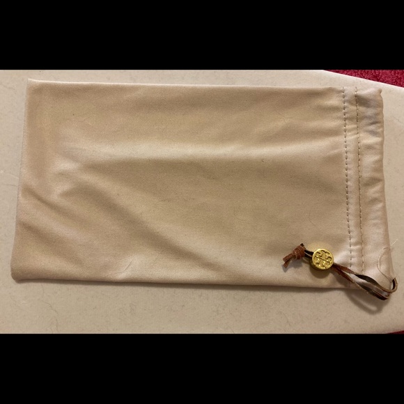Tory Burch Canvas Storage Drawstring Dust Bag + Sunglasses Bag - Picture 4 of 5